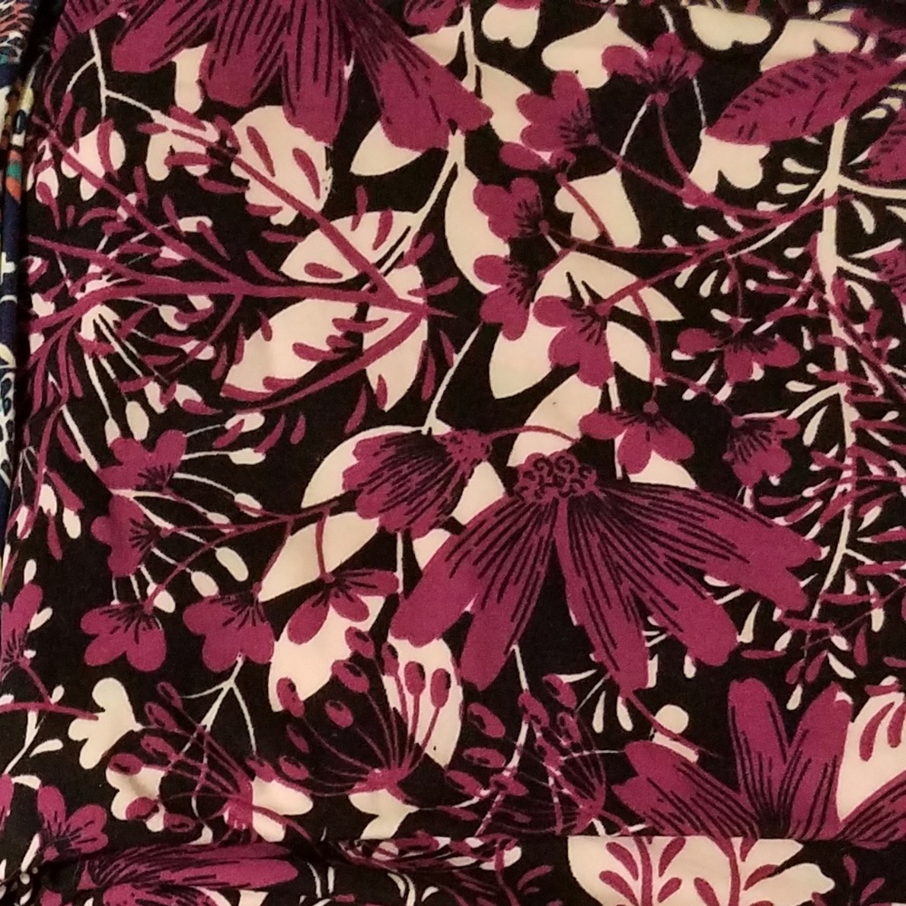 3 pair of TC2 LuLaRoe leggings floral